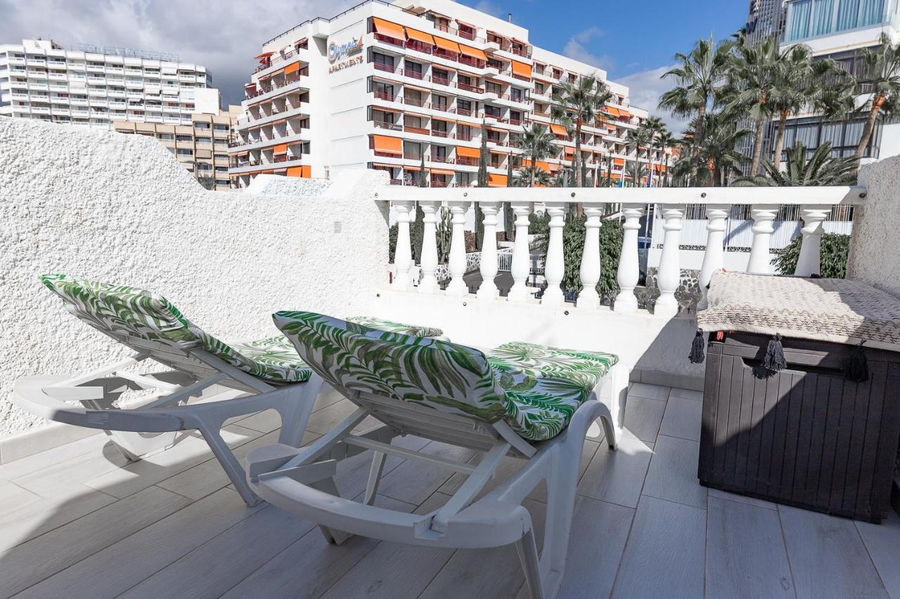 Beautiful Duplex In 3 Minutes Walking To The Beach In Playa De Las Americas Eksteriør bilde